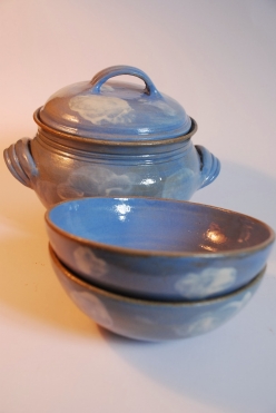 Soupière et bols à soupe