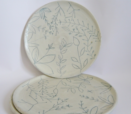 Assiettes-fleurs