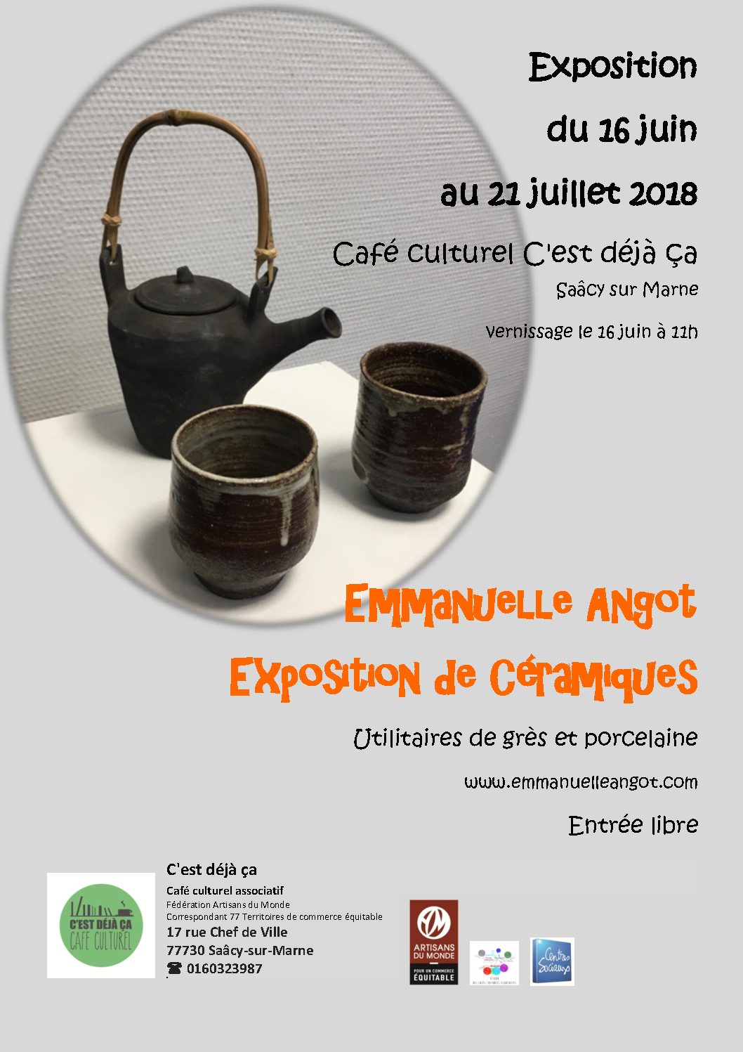 Exposition de début d’été en Seine-et-Marne 16/06 – 21/07 2018